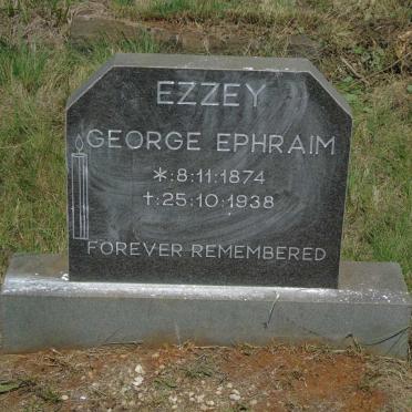 EZZEY George Ephraim 1874-1938