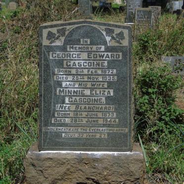 GASCOINE George Edward 1872-1935 & Minnie Eliza BLANCHARD 1873-1944