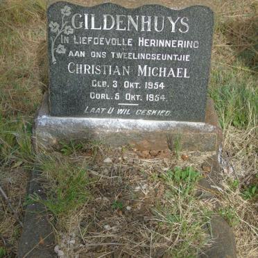 GILDENHUYS Christian Michael 1954-1954