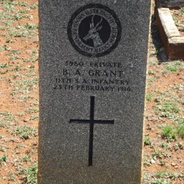 GRANT B.A. -1916