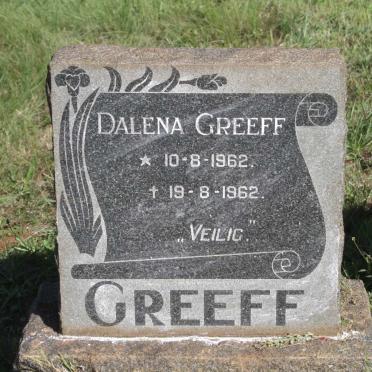 GREEFF Dalena 1962-1962
