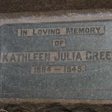 GREEN Kathleen Julia 1884-1945