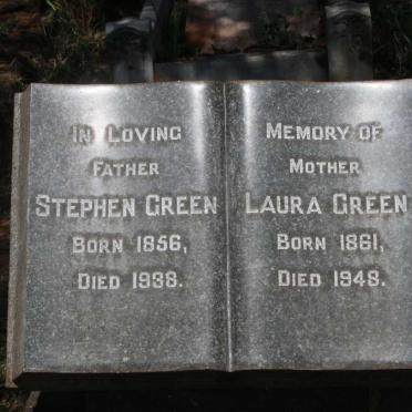 GREEN Stephen 1856-1938 & Laura 1861-1948