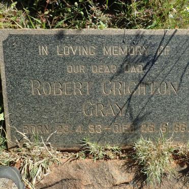 GRAY Robert Crighton 1893-1966