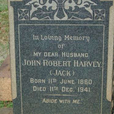 HARVEY John Robert 1880-1941