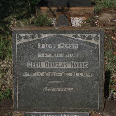 HARRIS Cecil Douglas 1891-1944 & Annie Francis 1894-1988
