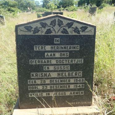 HELBERG Krisna 1948-1949