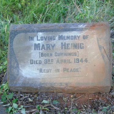 HEINIG Mary nee CUMMINGS -1944