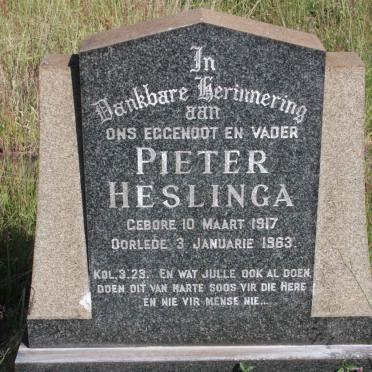 HESLINGA Pieter 1917-1963