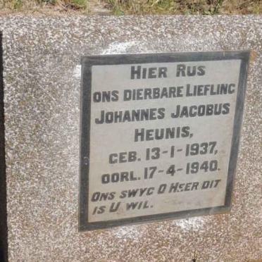 HEUNIS Johannes Jacobus 1937-1940