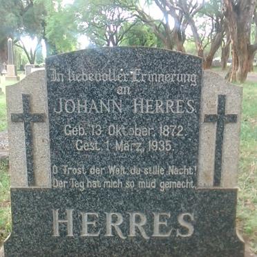 HERRES Johann 1872-1935