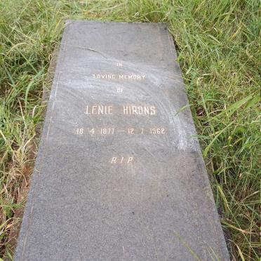 HIRONS Lenie 1877-1962