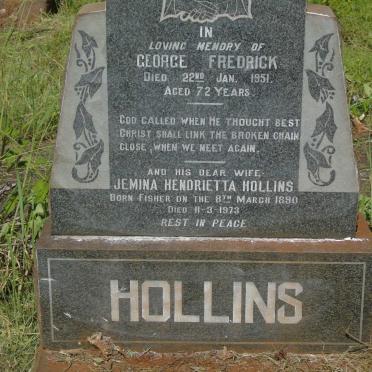 HOLLINS George Frederick -1951 & Jemina Hendrietta FISHER 1890-1973