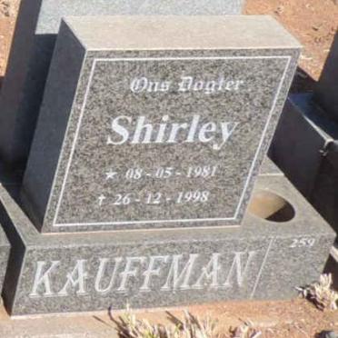 KAUFFMAN Shirley 1981-1998