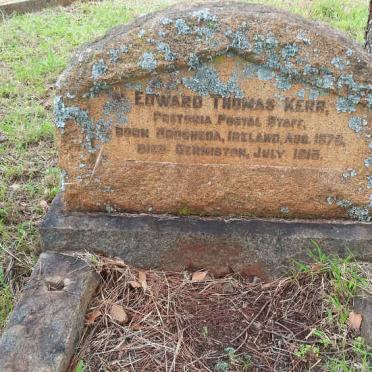 KERR Edward Thomas 187?-191?
