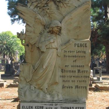 KERR Thomas -1920 &amp; Ellen 1889-1975
