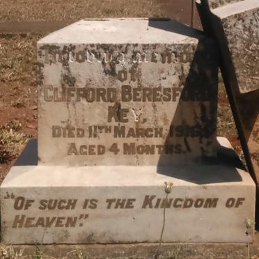 KEY Clifford Beresford -1916