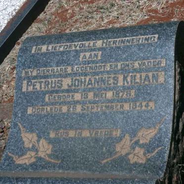 KILIAN Petrus Johannes 1878-1944