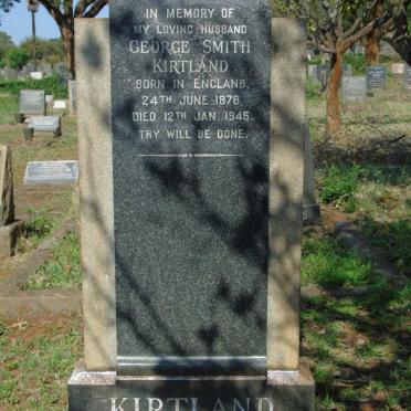 KIRTLAND George Smith 1878-1945