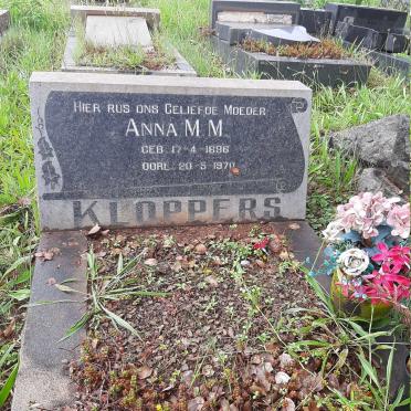 KLOPPERS Anna M.M. 1896-1970