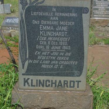 KLINGHARDT Emma Jane nee HERREIDGE 1860-1943