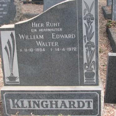 KLINGHARDT William Edward Walter 1894-1972