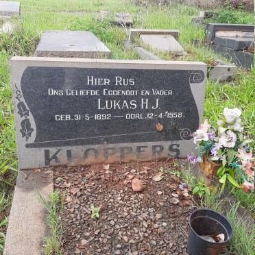 KLOPPERS Lukas H.J. 1892-1958