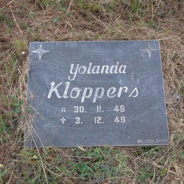 KLOPPERS Yolanda 1949-1949