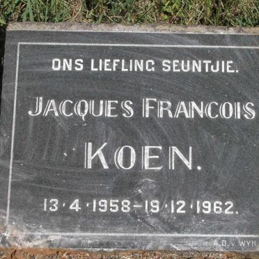 KOEN Jacques Francois 1958-1962
