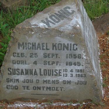 KONIG Michael 1856-1945 & Margaretha Anna Sofia GENIS 1866-1944 :: KONIG Susanna Louise 1881-1963 _2