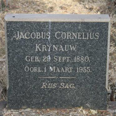 KRYNAUW Jacobus Cornelius 1880-1955