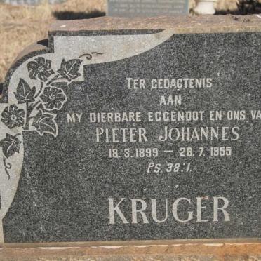 KRUGER Pieter Johannes 1899-1955
