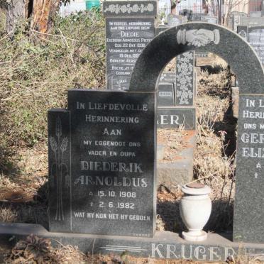 KRUGER Diederik Arnoldus 1908-1982 & Gertruida Elizabetha 1911-1995