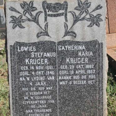 KRUGER Lowies Stefanus 1861-1946 & Catherina Maria 1862-1957