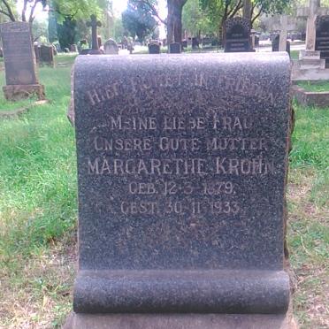 KROHN Margarethe 1879-1933