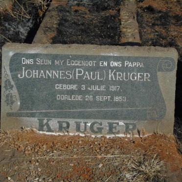 KRUGER Johannes 1917-1953