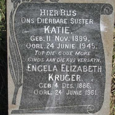 KRUGER Engela Elizabeth 1886-1961 :: KRUGER Katie 1889-1945