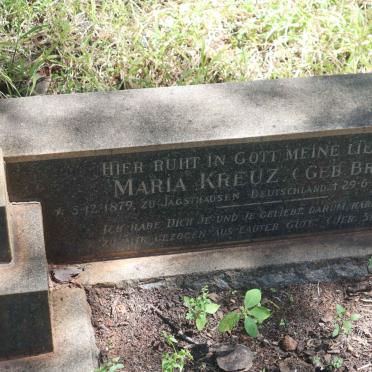 KREUZ Maria nee BRAUN 1879-1941