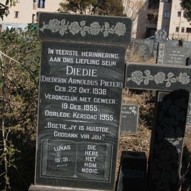 KRUGER Diederik Arnoldus Pieter 1938-1955
