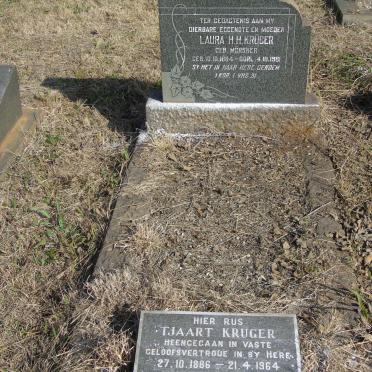 KRUGER Tjaart 1886-1964 &amp; Laura H.H. MORSNER 1884-1961