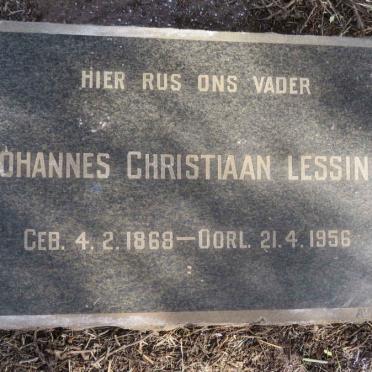 LESSING Johannes Christiaan 1868-1956