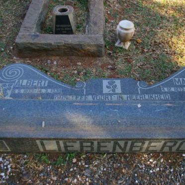 LIEBENBERG Albert 1873-1938 &amp; Maggie 1873-1962