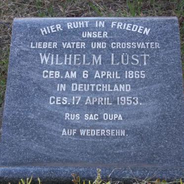 LUST Wilhelm 1865-1953