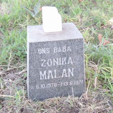 MALAN Zonika 1970-1971