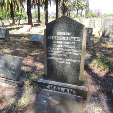 MALAN Daniel A. 1884-1943