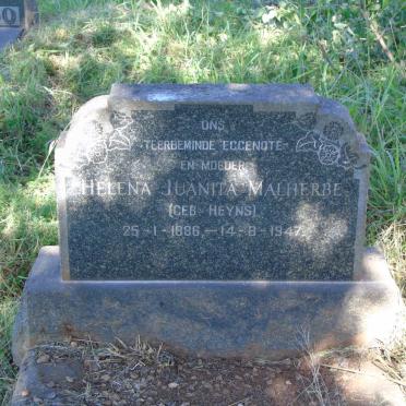 MALHERBE Helena Juanita nee HEYNS 1886-1947