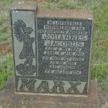 MARX Johannes Jacobus 1934-1941