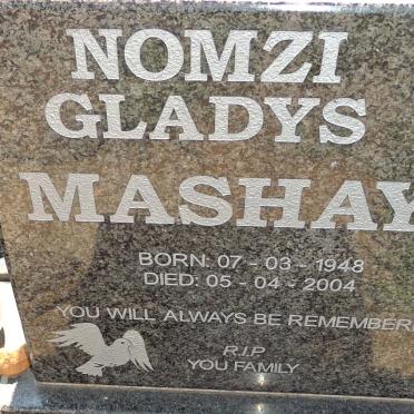 MASHAYA Nomzi Gladys 1948-2004