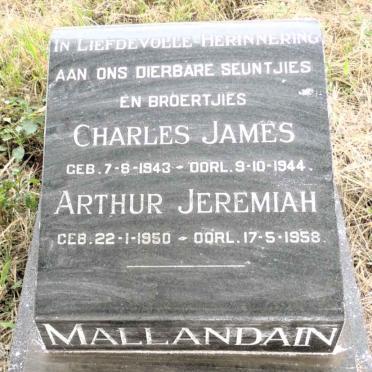 MALLANDAIN Charles James 1943-1944 :: MALLANDAIN Arthur Jeremiah 1950-1958