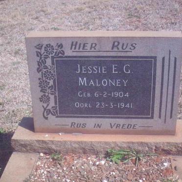 MALONEY Jessie E.G. 1904-1941